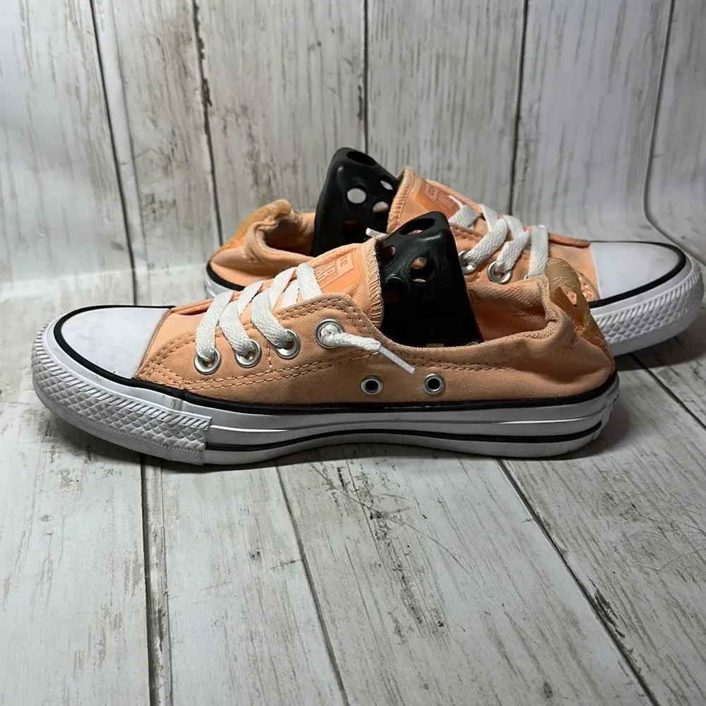 Converse Chuck Taylor All Star Shoreline Slip On Peach Orange Sneakers 570486F